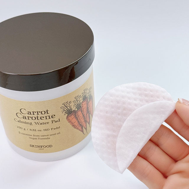 SKINFOOD Carrot Carotene Calming Water Toner Pads