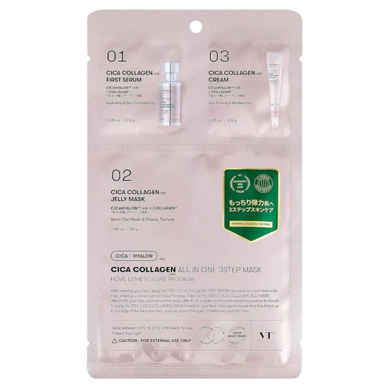 VT Cica Collagen 3-Step Mask | Plump & Hydrate Skin – Two Sisters Ko